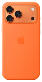 Origineel Apple iPhone 17 Pro Max Hoesje MagSafe Silicone Case Oranje