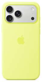 Origineel Apple iPhone 17 Pro Max Hoesje MagSafe Silicone Case Geel
