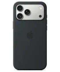 Origineel Apple iPhone 17 Pro Max Hoesje MagSafe Silicone Case Zwart afbeelding