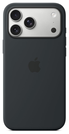 Origineel Apple iPhone 17 Pro Max Hoesje MagSafe Silicone Case Zwart afbeelding 1