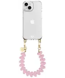 AVY Apple iPhone 13 / 14 Hoesje Met Koord 30CM Cupid Pink afbeelding