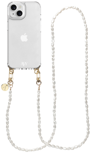 AVY Apple iPhone 13 / 14 Hoesje Met Koord 120CM Perla Chic Long afbeelding 1