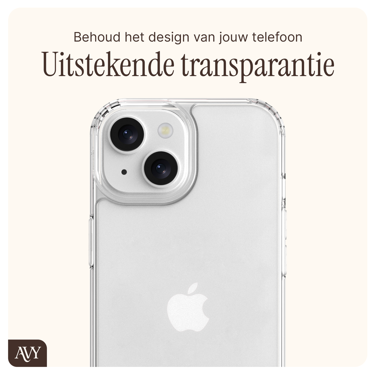AVY Apple iPhone 13 / 14 Hoesje Met Koord 32CM Obscura Blue afbeelding 7