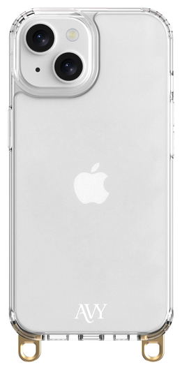 AVY Apple iPhone 13 / 14 Hoesje Met Koord 32CM Obscura Blue afbeelding 11