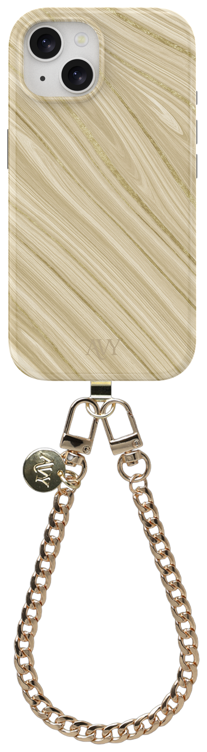 AVY Apple iPhone 13 / 14 MagSafe Hoesje met Koord 30CM Aurum Lien afbeelding 1