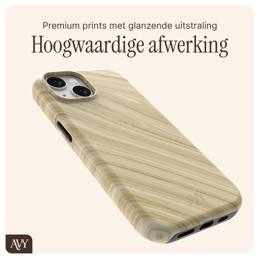 AVY Apple iPhone 13 / 14 MagSafe Hoesje met Koord 32CM Aurum Gold afbeelding 7
