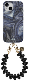 AVY Apple iPhone 13 / 14 MagSafe Hoesje met Koord 30CM Marmer Hearts