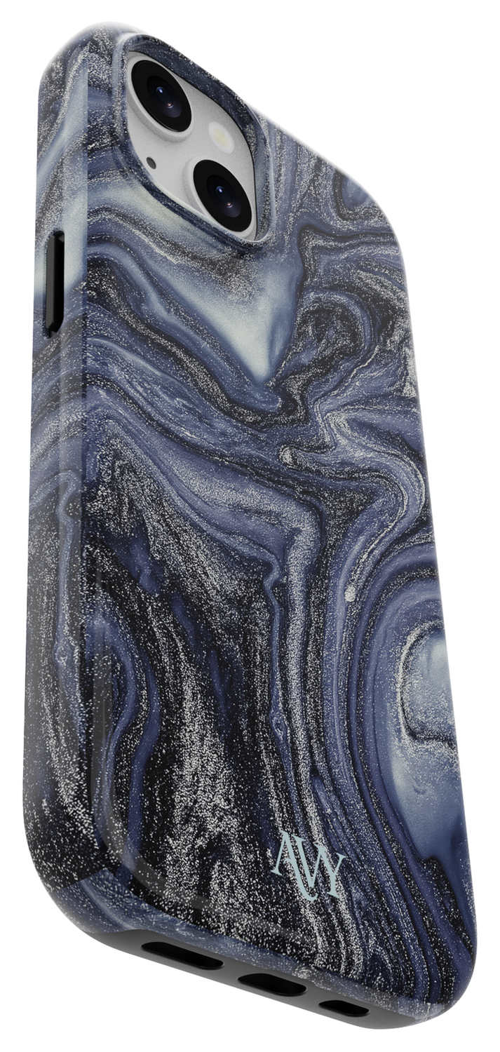 AVY Apple iPhone 13 / 14 MagSafe Hoesje met Koord 32CM Obscura Blue afbeelding 12