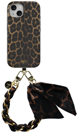 AVY Apple iPhone 13 / 14 MagSafe Hoesje met Koord 32CM Panthera Chic