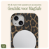 AVY Apple iPhone 13 / 14 MagSafe Hoesje met Koord 32CM Panthera Chic afbeelding 8