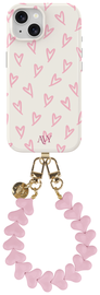 AVY Apple iPhone 13 / 14 MagSafe Hoesje met Koord 30CM Cupid Hearts