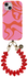 AVY Apple iPhone 13 / 14 MagSafe Hoesje met Koord 30CM Rose Hearts