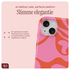 AVY Apple iPhone 13 / 14 MagSafe Hoesje met Koord 32CM Rosé Twist afbeelding 5