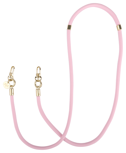 AVY Apple iPhone 14 Pro Hoesje met Koord & MagSafe 130CM Tressé Pink afbeelding 6