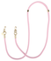 AVY Apple iPhone 14 Pro Hoesje met Koord & MagSafe 130CM Tressé Pink afbeelding 6