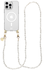 AVY Apple iPhone 14 Pro Hoesje met Koord & MagSafe 120CM Perla Chic Long