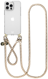 AVY Apple iPhone 14 Pro Hoesje met Koord & MagSafe Set Aurum Lien