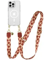 AVY Apple iPhone 14 Pro Hoesje met Koord & MagSafe 130CM Botanique Roses afbeelding