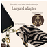 AVY Apple iPhone 14 Pro Hoesje met Koord & MagSafe 32CM Serengeti Zebra afbeelding 7
