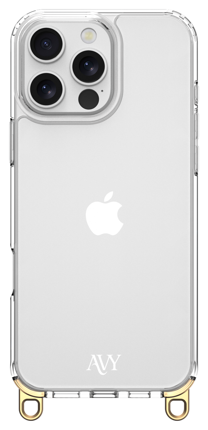 AVY Apple iPhone 14 Pro Hoesje Met Koord 130CM Tressé Red afbeelding 8