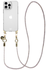 AVY Apple iPhone 14 Pro Hoesje Met Koord 120CM Silver Spark Long afbeelding 1