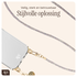 AVY Apple iPhone 14 Pro Hoesje Met Koord 120CM Silver Spark Long afbeelding 4