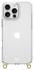 AVY Apple iPhone 14 Pro Hoesje Met Koord 120CM Silver Spark Long afbeelding 7