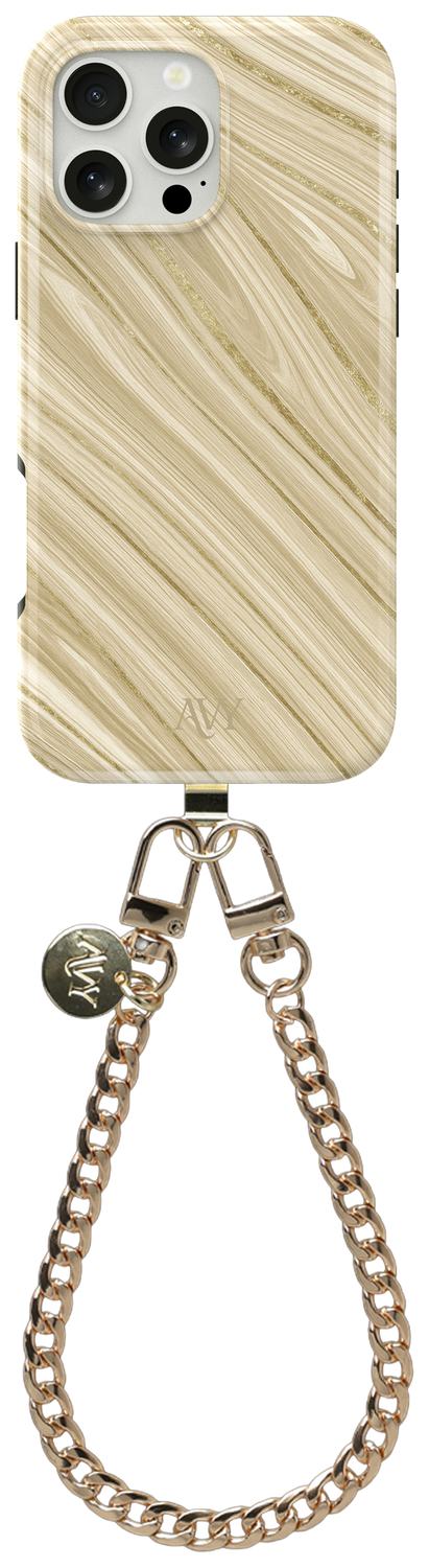 AVY Apple iPhone 14 Pro MagSafe Hoesje met Koord 30CM Aurum Lien afbeelding 1