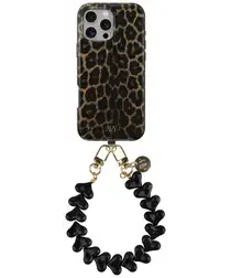 AVY Apple iPhone 14 Pro MagSafe Hoesje met Koord 30CM Panther Hearts afbeelding