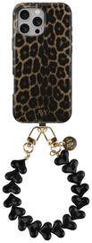 AVY Apple iPhone 14 Pro MagSafe Hoesje met Koord 30CM Panther Hearts afbeelding