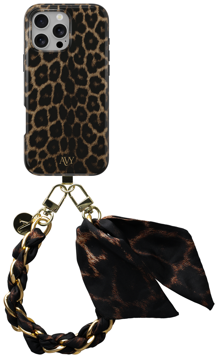 AVY Apple iPhone 14 Pro MagSafe Hoesje met Koord 32CM Panthera Chic afbeelding 1