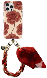 AVY Apple iPhone 14 Pro MagSafe Hoesje met Koord 32CM Botanique Roses