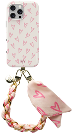 AVY Apple iPhone 14 Pro MagSafe Hoesje met Koord 32CM Cupid Blush