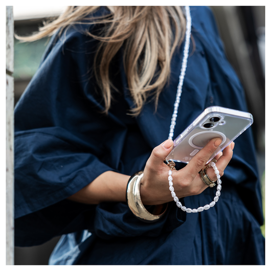 AVY Apple iPhone Air Hoesje met Koord & MagSafe 30CM Perla Chic afbeelding 4