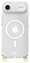 AVY Apple iPhone Air Hoesje met Koord & MagSafe 30CM Silver Spark afbeelding 8
