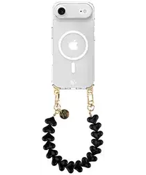 AVY Apple iPhone Air Hoesje met Koord & MagSafe 30CM Cupid Black afbeelding