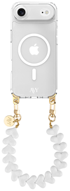 AVY Apple iPhone Air Hoesje met Koord & MagSafe 30CM Cupid White afbeelding
