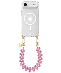 AVY Apple iPhone Air Hoesje met Koord & MagSafe 30CM Cupid Clear Pink afbeelding