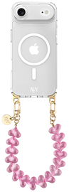 AVY Apple iPhone Air Hoesje met Koord & MagSafe 30CM Cupid Clear Pink