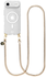 AVY Apple iPhone Air Hoesje met Koord & MagSafe 120CM Aurum Lien Long