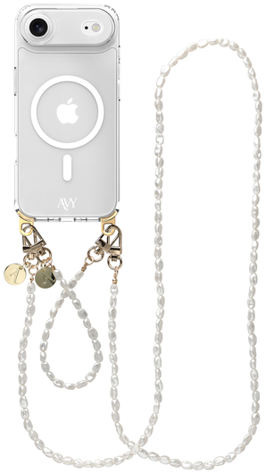 AVY Apple iPhone Air Hoesje met Koord & MagSafe Set Perla Chic afbeelding 1
