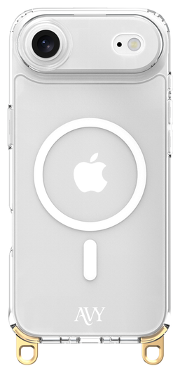 AVY Apple iPhone Air Hoesje met Koord & MagSafe Set Silver Spark afbeelding 10