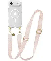 AVY Apple iPhone Air Hoesje met Koord & MagSafe 130CM Cupid Blush afbeelding