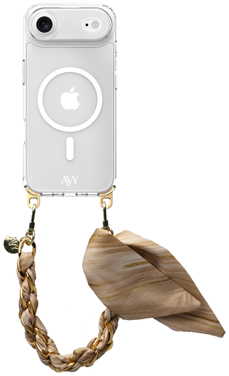 AVY Apple iPhone Air Hoesje met Koord & MagSafe 32CM Aurum Gold afbeelding 1