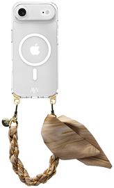 AVY Apple iPhone Air Hoesje met Koord & MagSafe 32CM Aurum Gold afbeelding