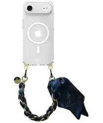 AVY Apple iPhone Air Hoesje met Koord & MagSafe 32CM Obscura Blue afbeelding