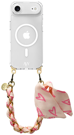 AVY Apple iPhone Air Hoesje met Koord & MagSafe 32CM Cupid Blush