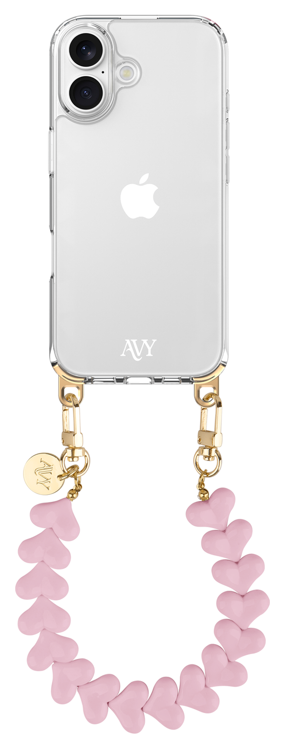 AVY Apple iPhone Air Hoesje Met Koord 30CM Cupid Pink afbeelding 11