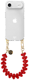 AVY Apple iPhone Air Hoesje Met Koord 30CM Cupid Red