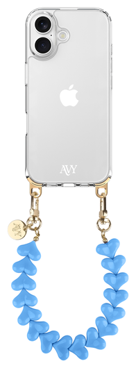 AVY Apple iPhone Air Hoesje Met Koord 30CM Cupid Blue afbeelding 11